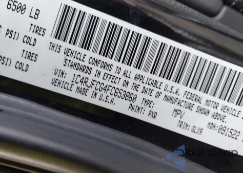 2015 Jeep Grand Cherokee Overland from USA, damaged, VIN 1C4RJFCG4FC653860